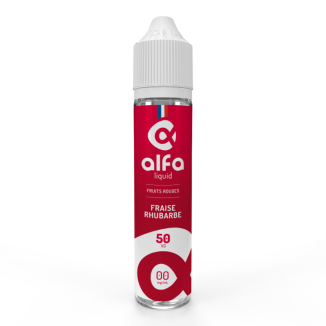 Fraise Rhubarbe 50ml - Alfaliquid E-liquide fruité