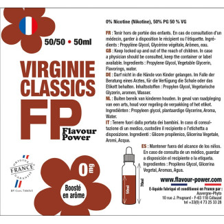 Virginie Classics 50/50 50ml - Flavour Power