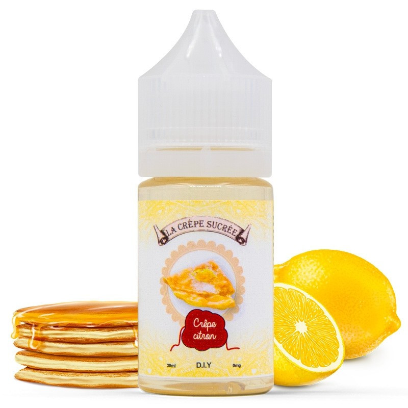 Arôme Concentré Crêpe Citron 30ml La Crêpe Sucrée Arôme Concentré Crêpe Citron 30ml La Crêpe Sucrée