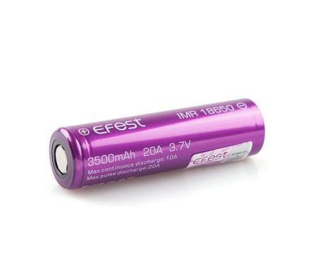 Lot de 2 Accus (Batteries) EFEST 3500mAh 18650