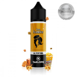 La Popgirl Les Iconiks 50ml - E-liquide Pop-corn Caramel Premium