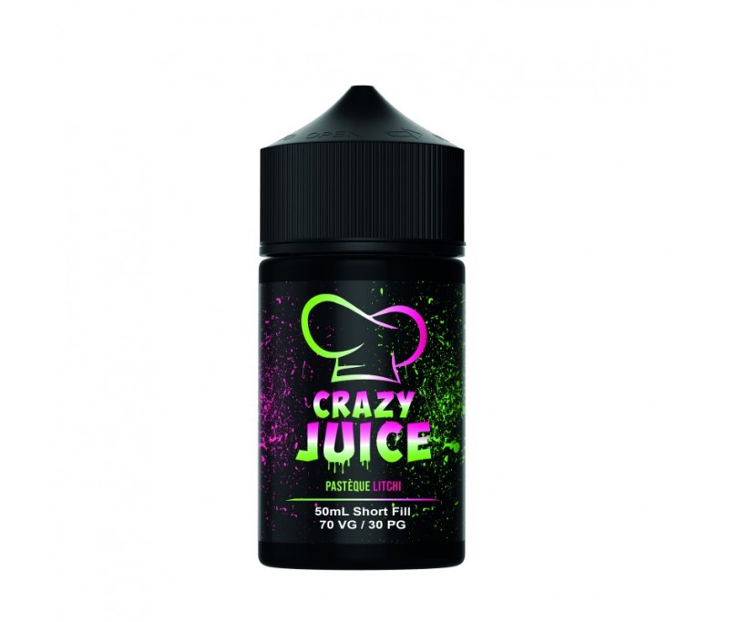 Pastèque Litchi 50ml Crazy Juice - Mukk Mukk + Boosters Offerts