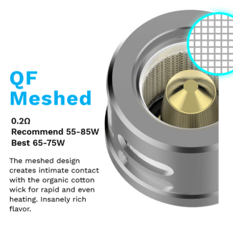 Boîte de 3 résistances QF - VAPORESSO - SKrr, SKrr-S Mini et QF Solo