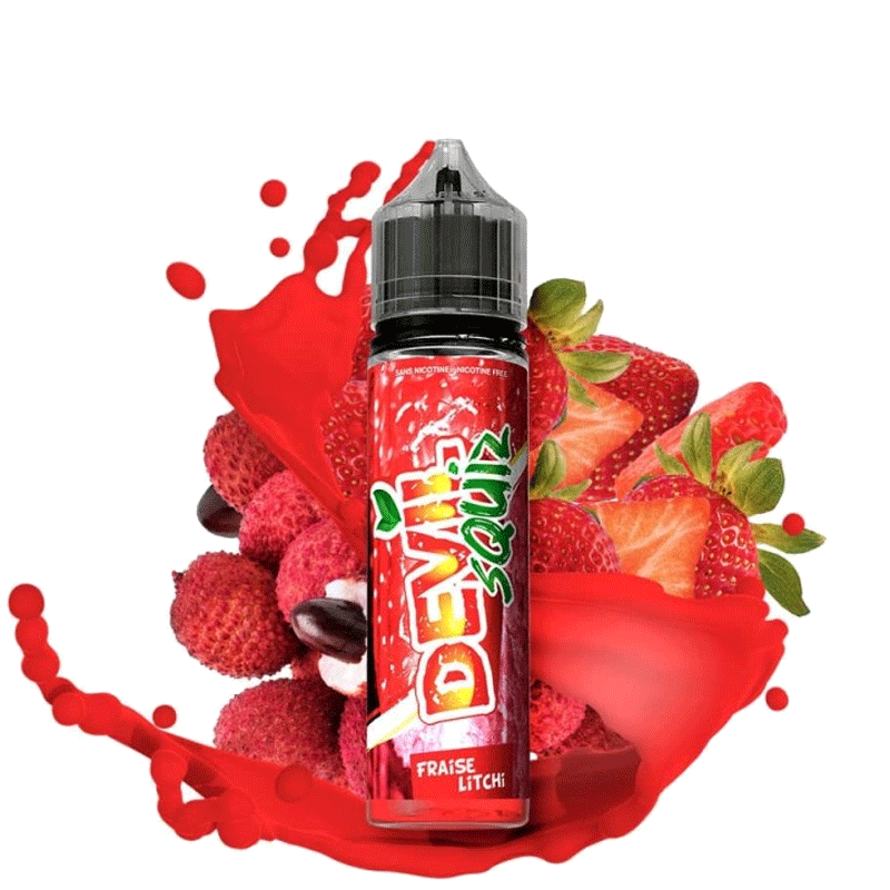 Fraise Litchi 50ml Devil Squiz - Avap