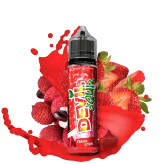 Fraise Litchi 50ml Devil Squiz - Avap