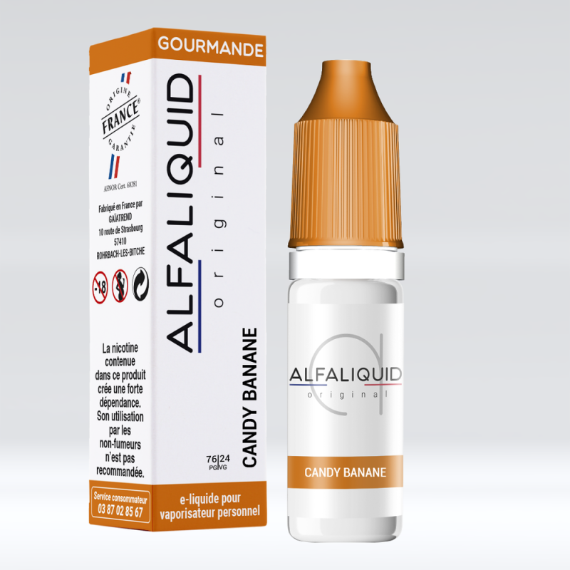 Candy Banane 10ml Alfaliquid Candy Banane 10ml Alfaliquid