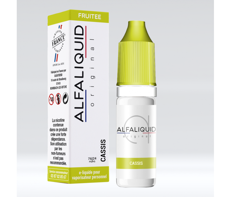 e-liquide cassis made in France par alfaliquid - original