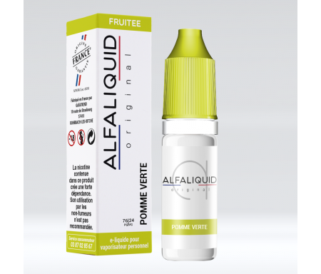 Pomme verte Alfaliquid pour cigarette électronique