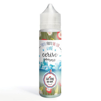 Cerise pomme 50ml Tutti Frutti - Le Coq Qui Vape Givré