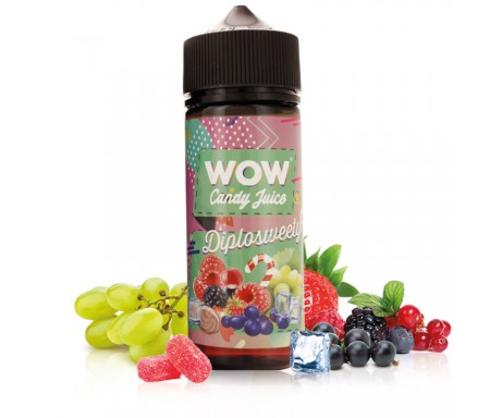 Diplosweety 100ml Wow Candy Juice - Made In Vape