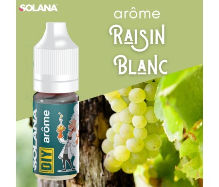 Concentré Raisin blanc 10ml - Solana