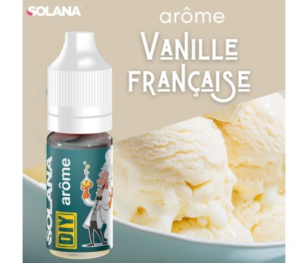 Concentré Vanille Française 10ml - Solana