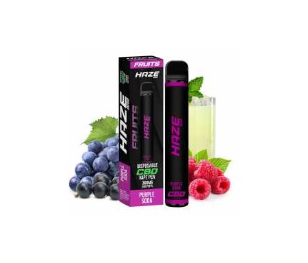 Vape Pen CBD Purple Soda 1000mg/CBD - Haze Bar Platinium