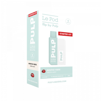 Pod Flip -Starter Kit-  Menthe Verte 2ml - Pulp
