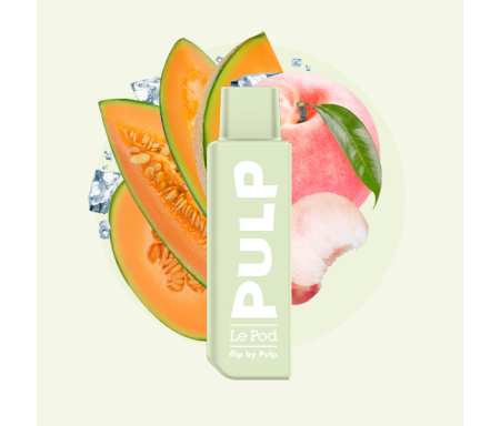 Pod Pré-rempli Flip Pêche Melon Glacés 2ml - Pulp